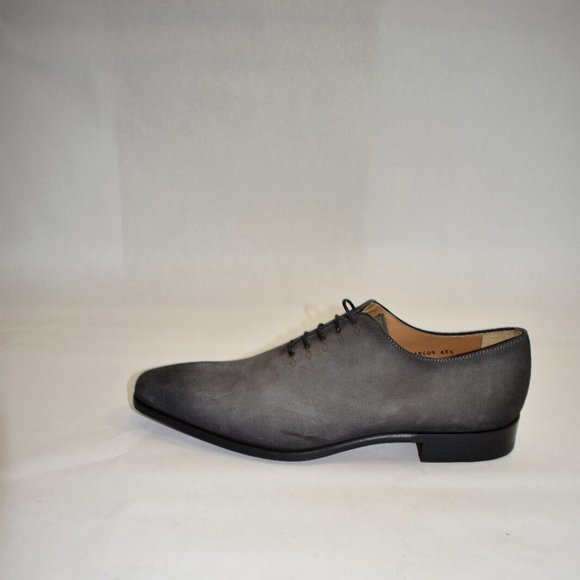 New! MAGNANNI Oxford Shoe Suede Gray Size 43.5 EU 18689 DD301 main image 3